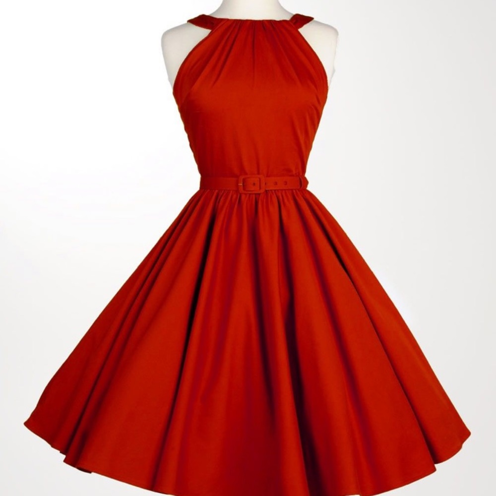 Pinup Girl Red Harley Dress XL
